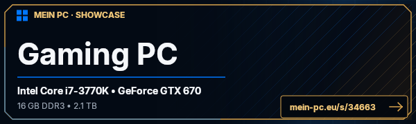 PC-Showcase Gaming PC von Vir2ell auf MEIN PC