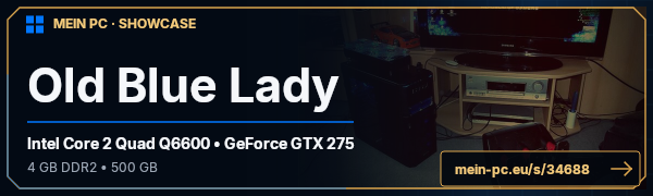 PC-Showcase Old Blue Lady von BaeuckyCB auf MEIN PC
