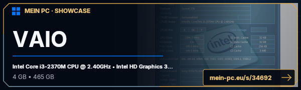 PC-Showcase VAIO von DatenPirat auf MEIN PC
