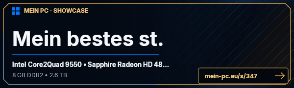 PC-Showcase Mein bestes st. von bombe80 auf MEIN PC