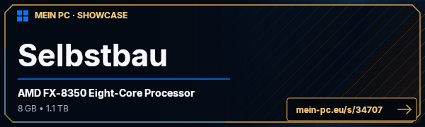 PC-Showcase Selbstbau von Feudas auf MEIN PC