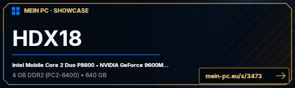 PC-Showcase HDX18 von cg4 auf MEIN PC