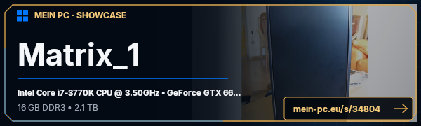 PC-Showcase Matrix_1 von Mik666 auf MEIN PC