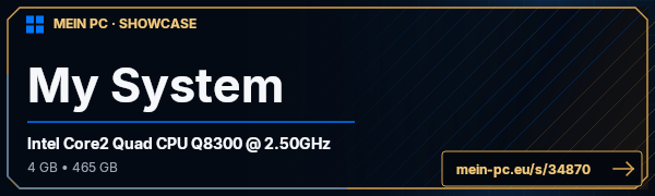 PC-Showcase My System von CoffeeDrunken auf MEIN PC