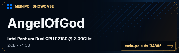 PC-Showcase AngelOfGod von Sparta21 auf MEIN PC