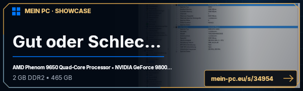 PC-Showcase Gut oder Schlecht? von Marcel_JamJam auf MEIN PC