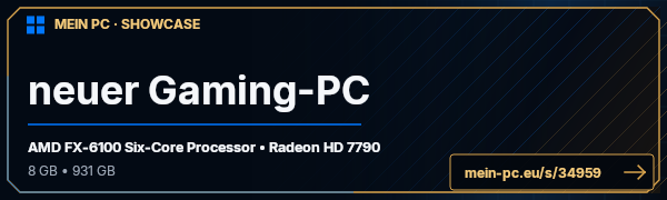 PC-Showcase neuer Gaming-PC von Prysych auf MEIN PC