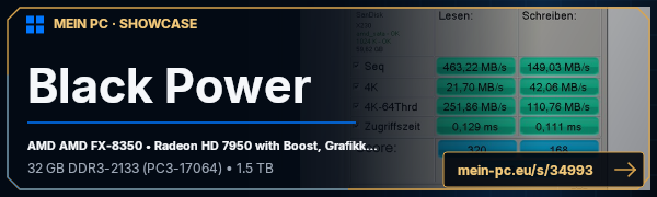PC-Showcase Black Power von aladin69DD auf MEIN PC