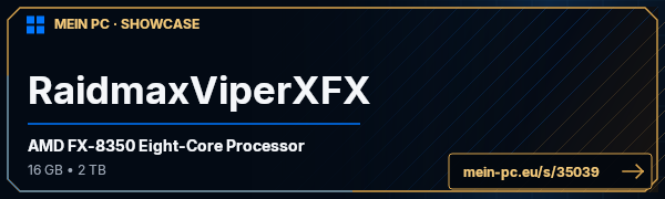 PC-Showcase RaidmaxViperXFX von DustinGriebel auf MEIN PC