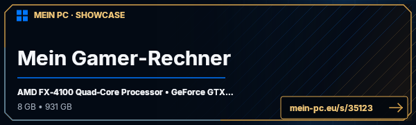 PC-Showcase Mein Gamer-Rechner von TheFreak5000 auf MEIN PC