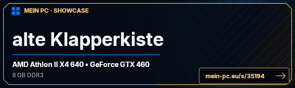 PC-Showcase alte Klapperkiste  von zarga auf MEIN PC