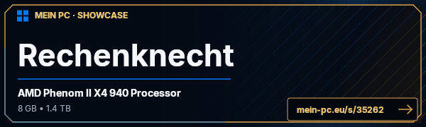 PC-Showcase Rechenknecht von Asgaban auf MEIN PC
