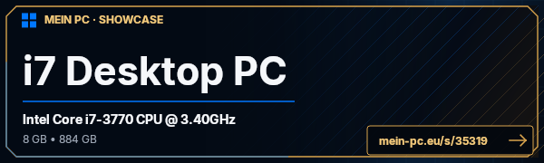 PC-Showcase i7 Desktop PC von MrExlosiv auf MEIN PC