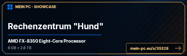 PC-Showcase Rechenzentrum "Hund" von TheSidewinder auf MEIN PC