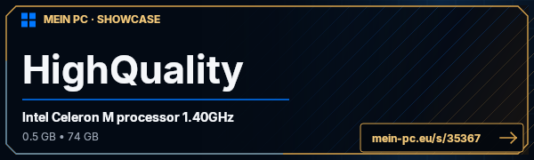 PC-Showcase HighQuality von HundePC auf MEIN PC