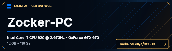 PC-Showcase Zocker-PC von Th4nd4rc auf MEIN PC