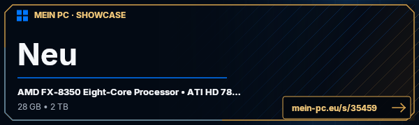 PC-Showcase Neu von superboy195 auf MEIN PC