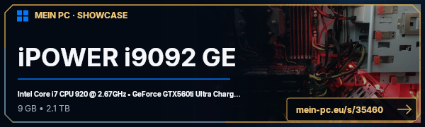 PC-Showcase iPOWER i9092 GE von SilverSkyFox auf MEIN PC