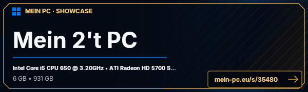 PC-Showcase Mein 2't PC von L3XXONx3 auf MEIN PC