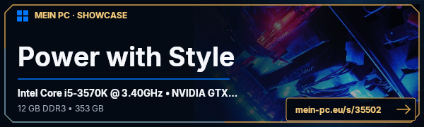 PC-Showcase Power with Style von iTzMee auf MEIN PC