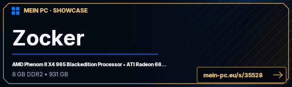 PC-Showcase Zocker  von N0B0DY19 auf MEIN PC