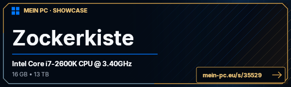 PC-Showcase Zockerkiste von BigReval auf MEIN PC