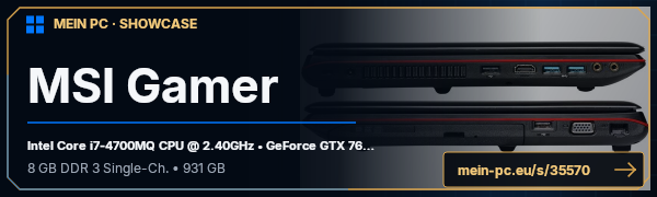 PC-Showcase MSI Gamer von TritonX auf MEIN PC