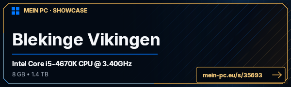 PC-Showcase Blekinge Vikingen von blekinge auf MEIN PC