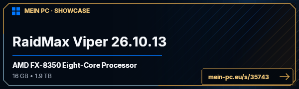 PC-Showcase RaidMax Viper 26.10.13 von Dustin_Griebel auf MEIN PC