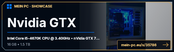 PC-Showcase Nvidia GTX  von sYTEX auf MEIN PC