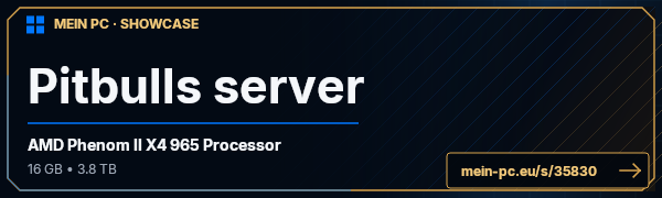 PC-Showcase Pitbulls server von Pitbull187 auf MEIN PC