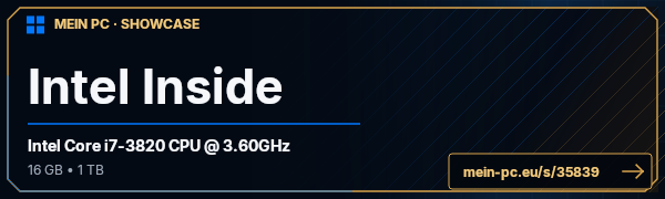 PC-Showcase Intel Inside von C4 auf MEIN PC