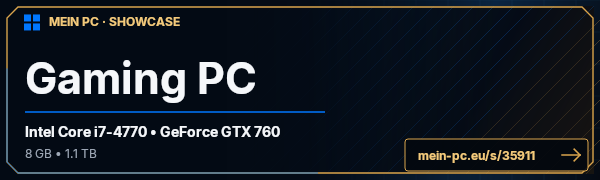 PC-Showcase Gaming PC von oSIXo auf MEIN PC