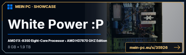 PC-Showcase White Power :P von crank558 auf MEIN PC