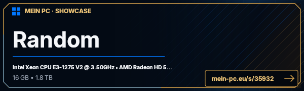 PC-Showcase Random von tooostaaa auf MEIN PC