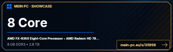 PC-Showcase 8 Core von Ballentown auf MEIN PC