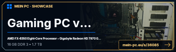PC-Showcase Gaming PC v2.0 von iamsuperman auf MEIN PC