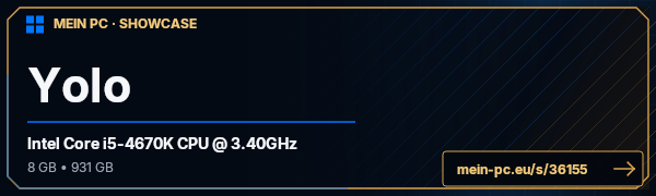 PC-Showcase Yolo von VerstrahlT auf MEIN PC