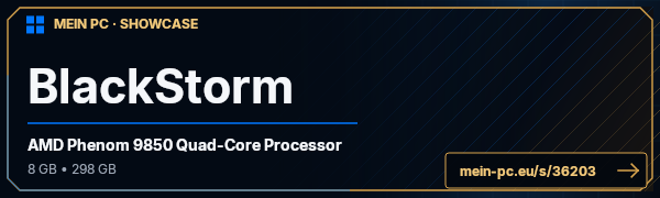 PC-Showcase BlackStorm von Cubeking auf MEIN PC