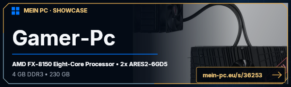 PC-Showcase Gamer-Pc von Papst666 auf MEIN PC