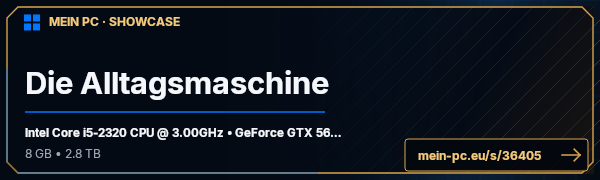 PC-Showcase Die Alltagsmaschine von TheOrangeHell auf MEIN PC