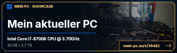 PC-Showcase Mein aktueller PC von Hardstyler2202 auf MEIN PC