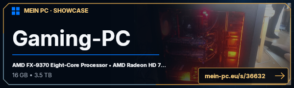 PC-Showcase Gaming-PC von cesaro22 auf MEIN PC