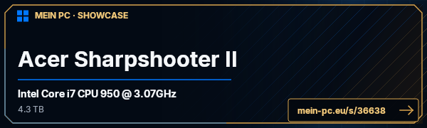 PC-Showcase Acer Sharpshooter II von Sek72 auf MEIN PC
