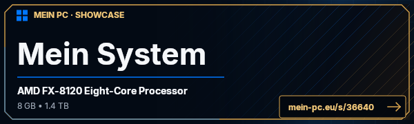 PC-Showcase Mein System von Capt.Bommel auf MEIN PC