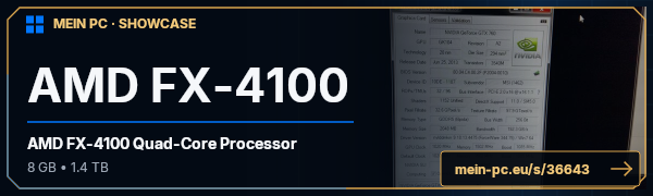 PC-Showcase AMD FX-4100 von xxZocker87xx auf MEIN PC