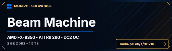 PC-Showcase Beam Machine von SirAL auf MEIN PC
