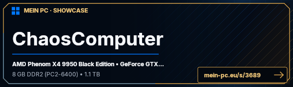 PC-Showcase ChaosComputer von Driver auf MEIN PC