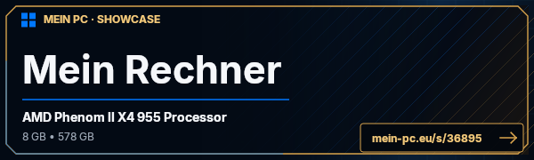 PC-Showcase Mein Rechner von GamesP4c auf MEIN PC