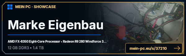 PC-Showcase Marke Eigenbau von Nesoc auf MEIN PC